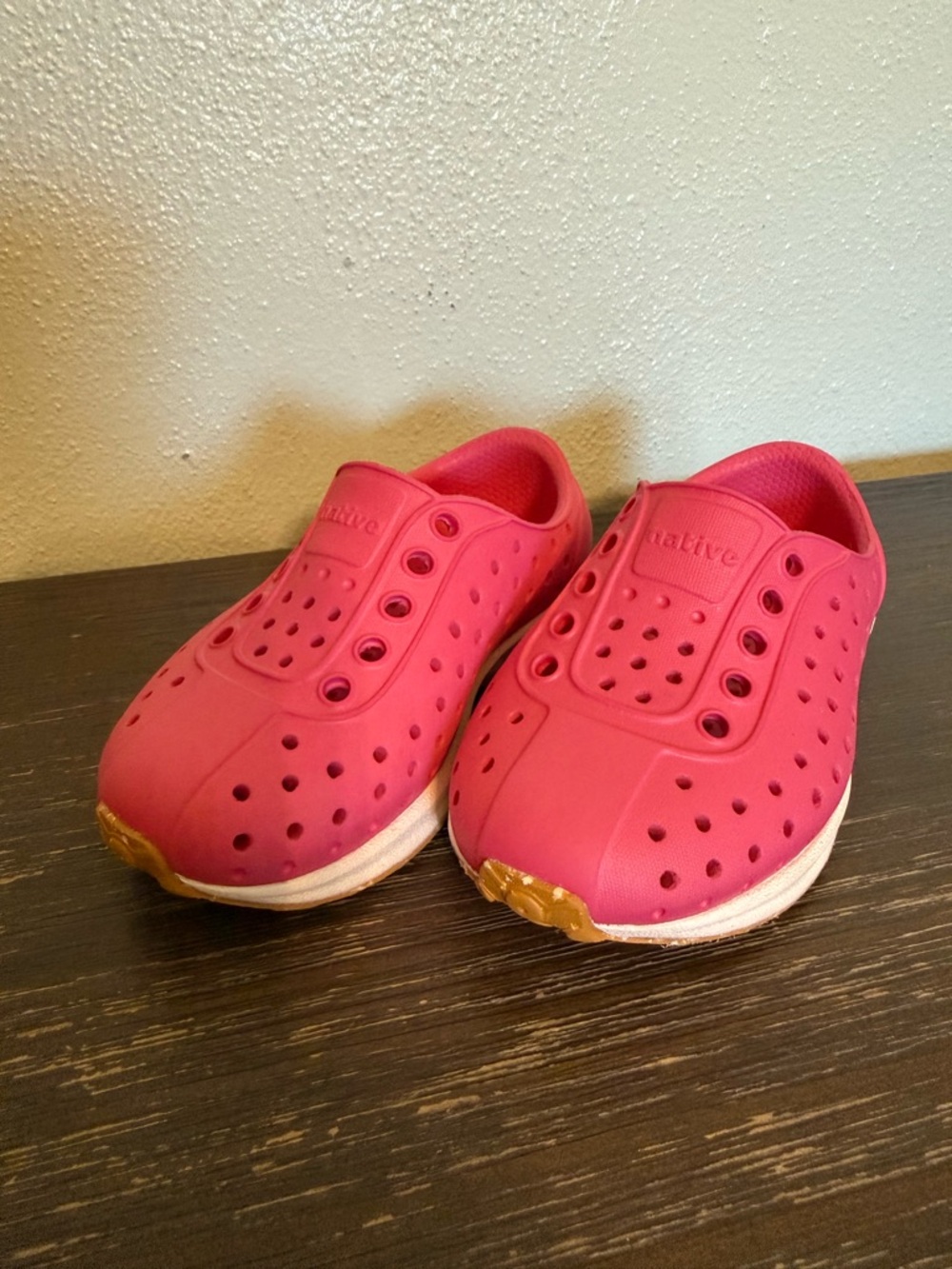 Native Shoes Robbie Sugarlite Sneakers Pink Toddler Child Size 5